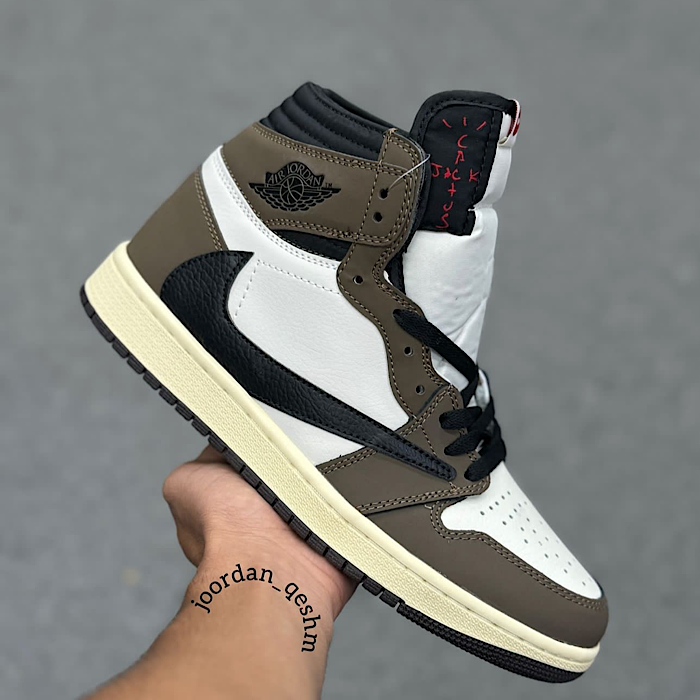 کتونی نایک جردن ترویس ساق دار قهوه ای